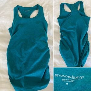 Beyond the Bump: Spacedye Grow and Glow Maternity Tank. Size M.